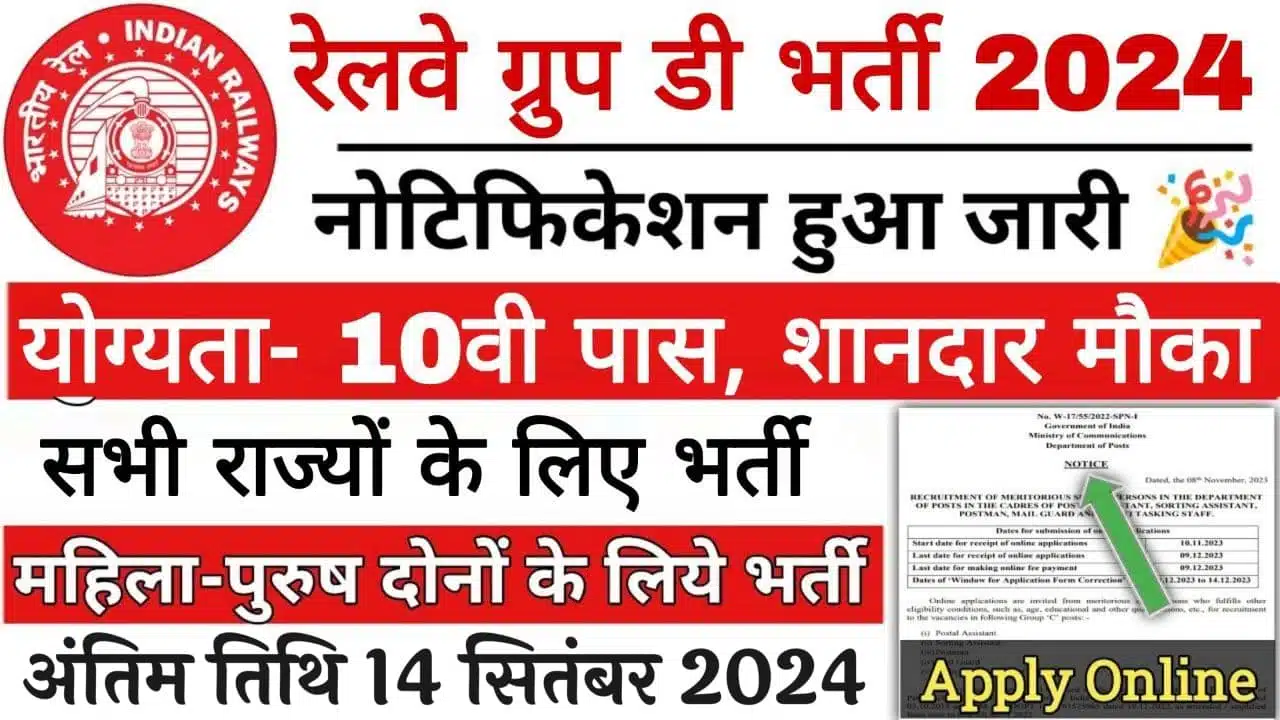 RRB Railway Recruitment 2024